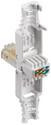 Конектор мережевий FreeEnd-RJ45 UTP5e,конектор AWG24-26 D=5mm ToolFree,білий (75.06.8859-100) (75.06.8859-100)