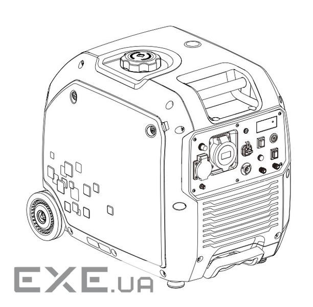 Генератор інверторний БЕНЗИНОВИЙ Matari М6500I (6 kW), однофазний, 220V, 50Hz, об&apos,єм б (M6500I) (M6500I)