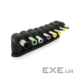 Набір перехідників 8 до 1 під роз&apos,єм 5.5 х 2,1: 3,5х1,35, 4,0 х1,  (YT-AK / 8in1-5.5х2,1-90°)