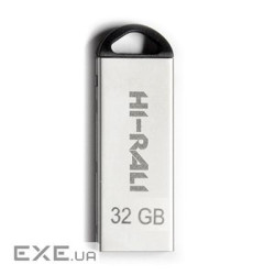 Флешка Hi-Rali 32 GB Fit Series USB 2.0 Silver (HI-32GBFITSL)