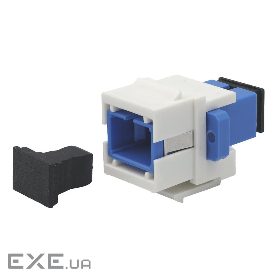Адаптер SC/SC SM Simplex KeyStone, LW, білий (LW-KJ93-SC-W) (LW-KJ93-SC-W)