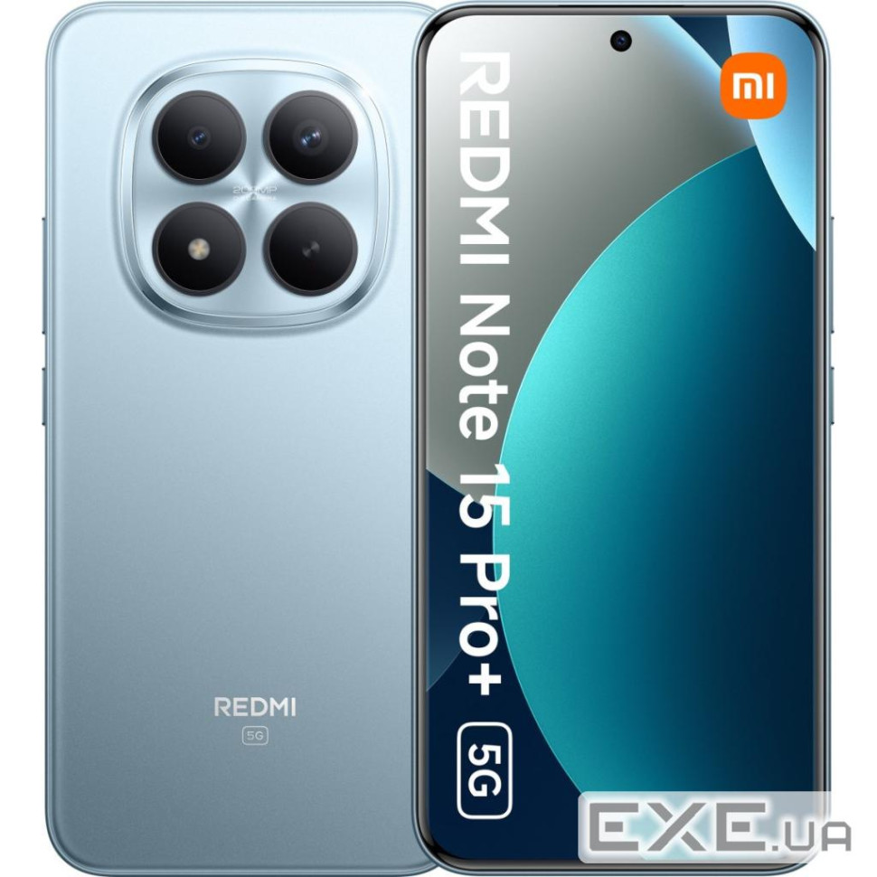 Мобільний телефон Xiaomi Redmi Note 15 Pro+ 5G 8/256GB Glacier Blue (1183692)