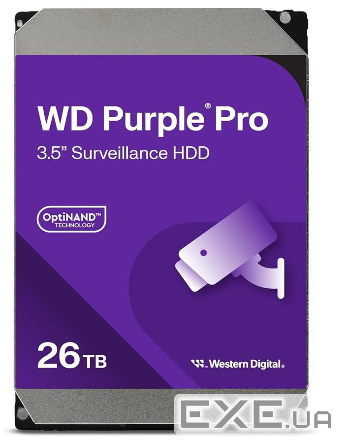 WD HD3.5" SATA3 26TB WD260PURP / Surveillance (Di)