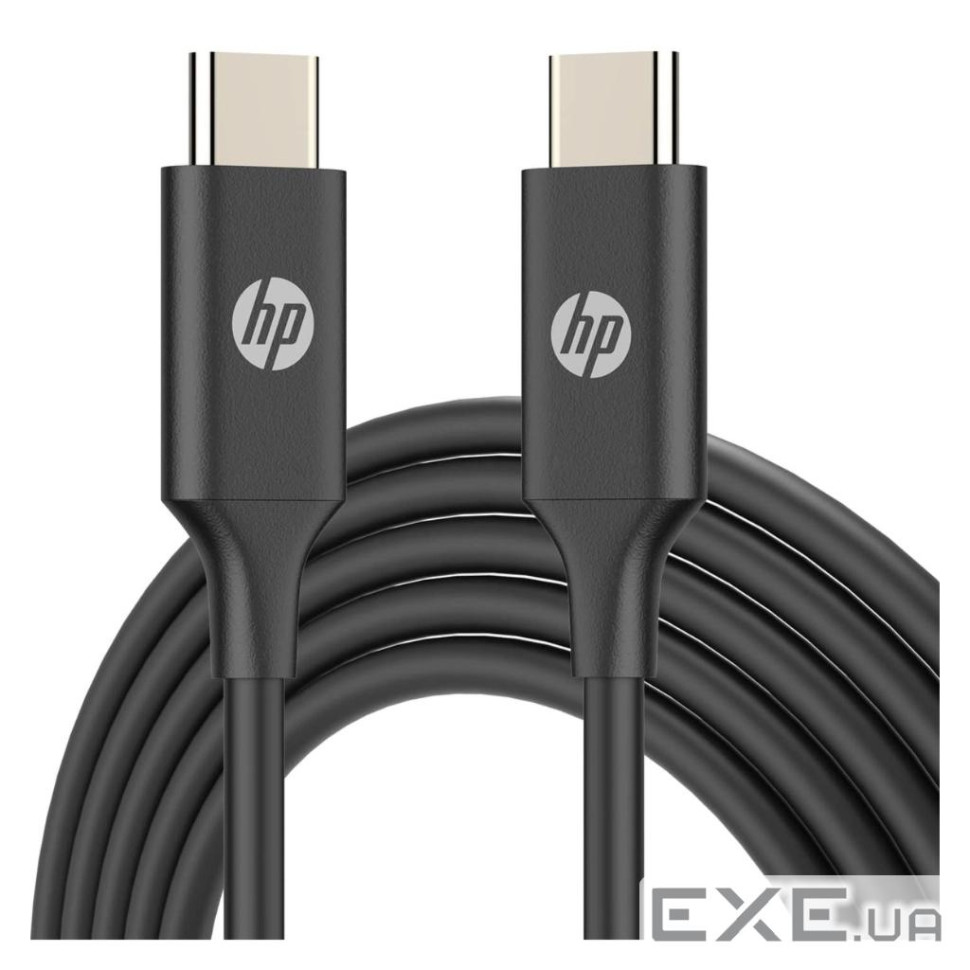 Дата кабель USB-C to USB-C 1.0m USB 3.1 PD 3A 60W HP (HP_DHC-TC107-1M)