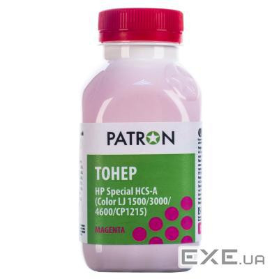 Тонер HP CLJ 1500/3000/4600/CP1215) MAGENTA 100г Patron (HCS-A-M-100)