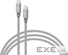 Дата кабель USB-C to USB-C 1.0m CBGNYTT1 60W Grey Intaleo (1283126559501)