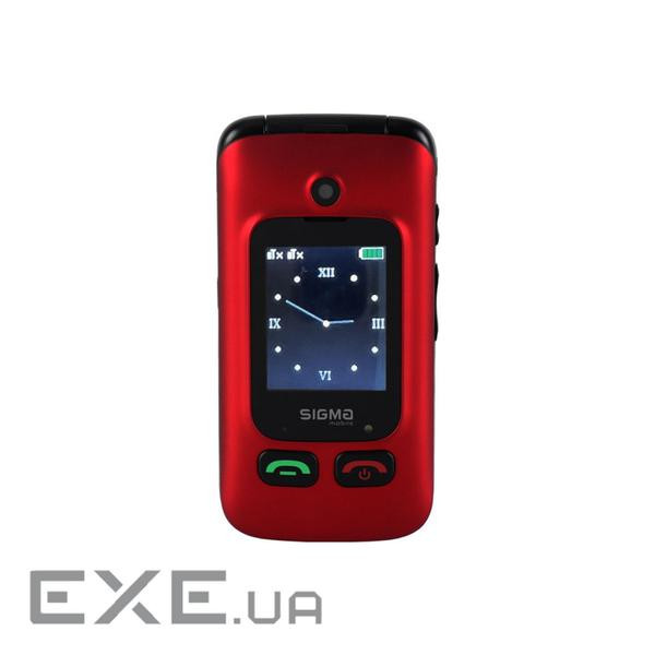 Мобільний телефон Sigma Comfort 50 Shell Duo Type-C Red Black (4827798212516) (4827798212325)