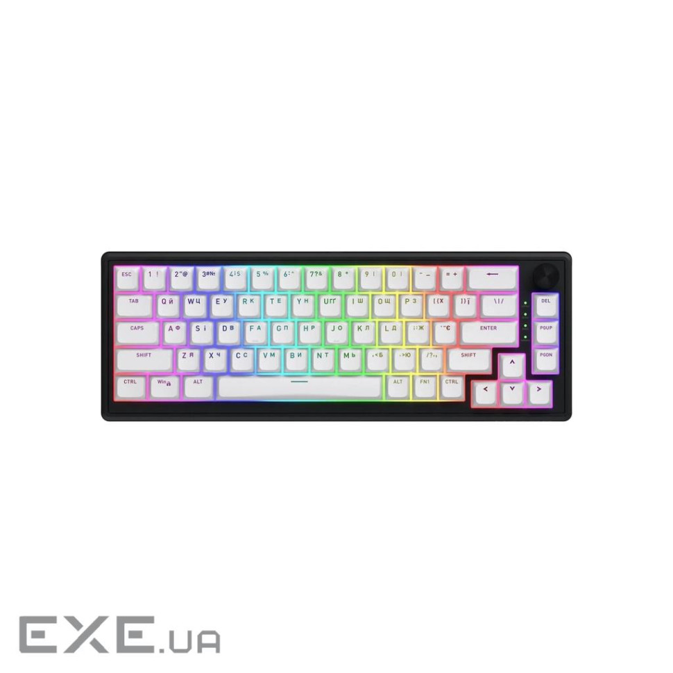 Клавіатура магнітна HATOR Skyfall 65 MAG ULTRA 8K (HTK1860UA) black-white