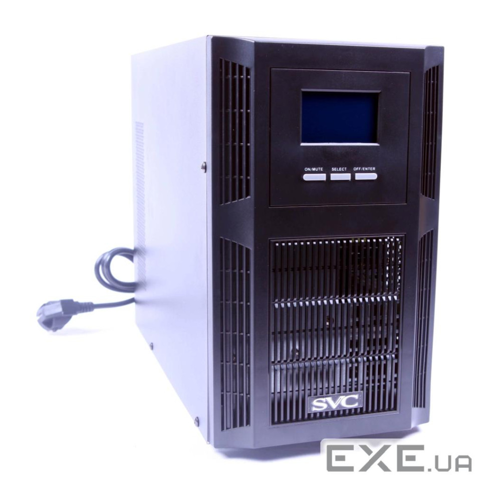 Джерело безперебійного живлення SVC PT-2KSB-LCD 2000ВА/2000Вт On-line On-line