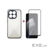 Чохол до мобільного телефона Dengos Matte Cover + Glass Xiaomi 15T Black (DG-KM-199)