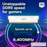 Crucial Pro Overclocking 16GB DDR5-6000 UDIMM CL36 White (16Gbit) (CP16G60C36U5W)