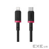 Дата кабель USB-C to Lightning 2.0m 20W red+black Baseus (P10377800U01-03)