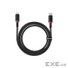 Дата кабель USB-C to Lightning 2.0m 20W red+black Baseus (P10377800U01-03)