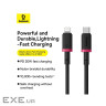 Дата кабель USB-C to Lightning 2.0m 20W red+black Baseus (P10377800U01-03)