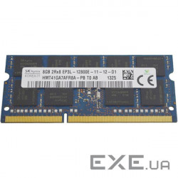 Модуль пам'яті HYNIX SO-DIMM DDR3L 1600MHz 8GB (HMT41GA7AFR8A-PB)