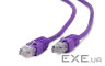 Патч корд Cablexpert 0.25м UTP, фиолетовый, 0.25 м, 5е cat. (PP12-0.25M/V)