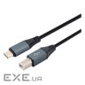 Кабель для принтера USB-C 2.0 to BM 1.8m Cablexpert (CCBP-USB2-СMBM-6)