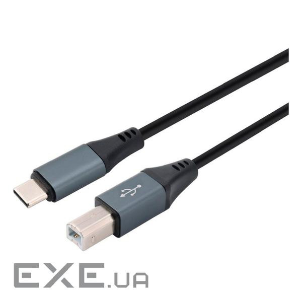 Кабель для принтера USB-C 2.0 to BM 1.8m Cablexpert (CCBP-USB2-СMBM-6)