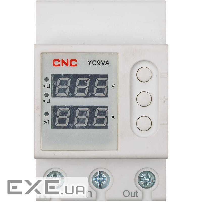 Реле контролю напруги та струму CNC YC9VA-63А (EL240326)
