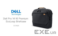 Сумка Dell Pro 14-16 Premium EcoLoop Briefcase (CC7625) (460-BDXW)