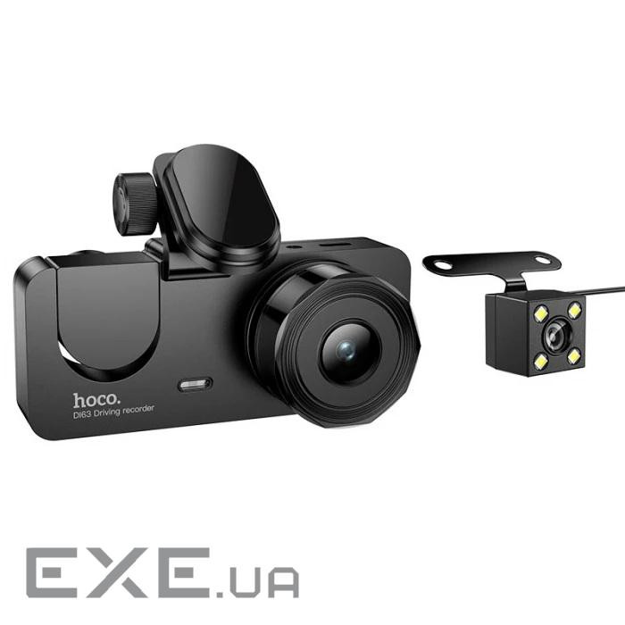 Автомобільний відеореєстратор HOCO DI63, Black, Box