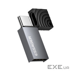 Зчитувач флеш-карт Essager USB-C + USB-A to Micro SD black (EDKTF-QW0G-P)