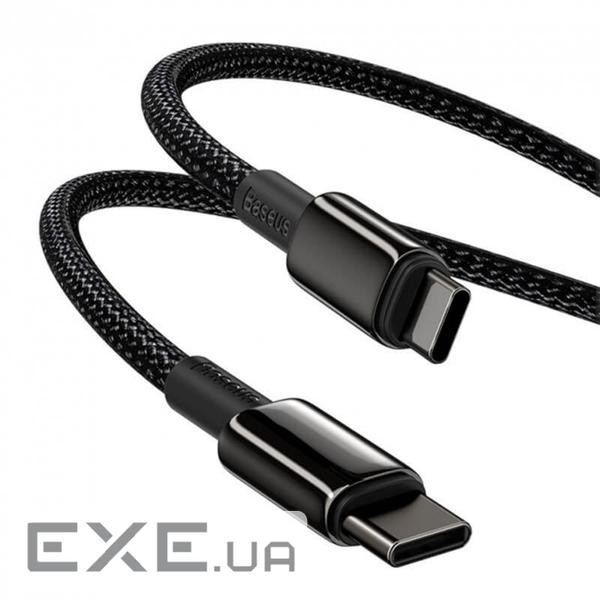 Дата кабель USB-C to USB-C 1.0m 100W black Baseus (CATWJ-01)
