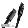 Дата кабель USB-C to USB-C 1.0m 100W black Baseus (CATWJ-01)