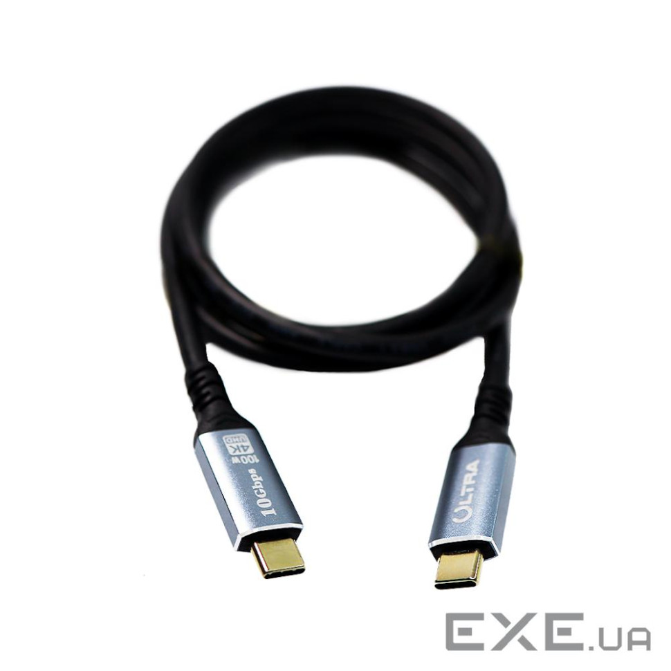 Кабель Ultra UC107-0100, USB Type C - USB Type C, до 10 Гб/сек ULTRA UC107-0100