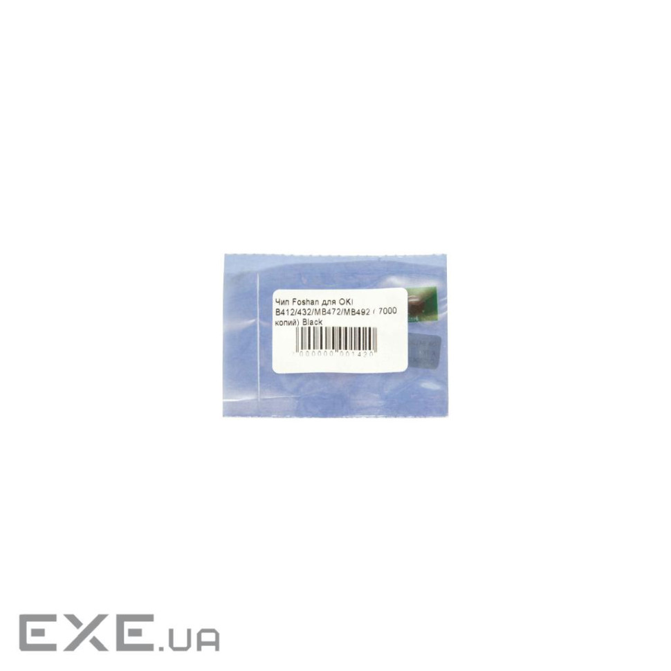 Чип для картриджа OKI B412/432/MB472/MB492 Black Foshan (CHIP-OKIB412-FSH)
