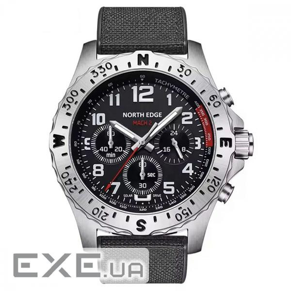 Механічний Годинник NORTH EDGE MACH-2 black (59064 black)