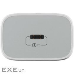Зарядний пристрій Globex USB-C 20W FastPower white (20WC5A)