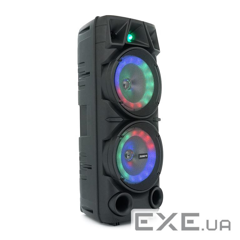 Потужна акустична система з підсвічуванням ZQS8210, 2*20W, 1*Bluetooth мікрофон, пульт, вбудований а