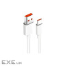Дата кабель USB 3.0 AM to USB-C 1.0m 4A QC3.0 white Dengos (PLS-TC-4A-WHITE)
