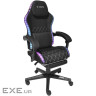 Крісло ігрове AGN 3 клас,150 кг, 80мм, RGB підсвітка, чорне (AGN09-21)