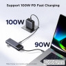 Концентратор Ugreen USB-C to HDMI + 2xUSB 3.2 + 2xUSB-C 3.2 + PD CM888 gray (35998)