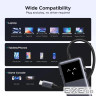 Концентратор Ugreen USB-C to HDMI + 2xUSB 3.2 + 2xUSB-C 3.2 + PD CM888 gray (35998)