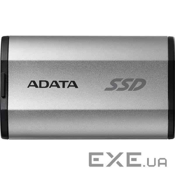 Портативний диск SSD ADATA SD810 4TB USB3.2 Gen2x2 Silver (SD810-4000G-CSG)