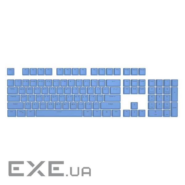 Набір кейкапів PBT HATOR UKR/ENG/rU (HTS-143) Blue