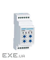 Реле контролю фаз CHINT NJYB3-4 AC380V, 3F3P, Захист U+ (0,1~1,3) *Us / U- (0,7~0,95) *Us, Затримка