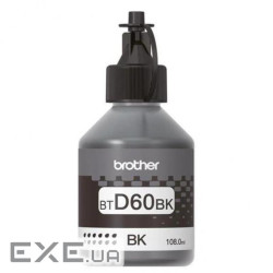 Контейнер з чорнилом Brother BT-D60BK 108ml (BTD60Bk)