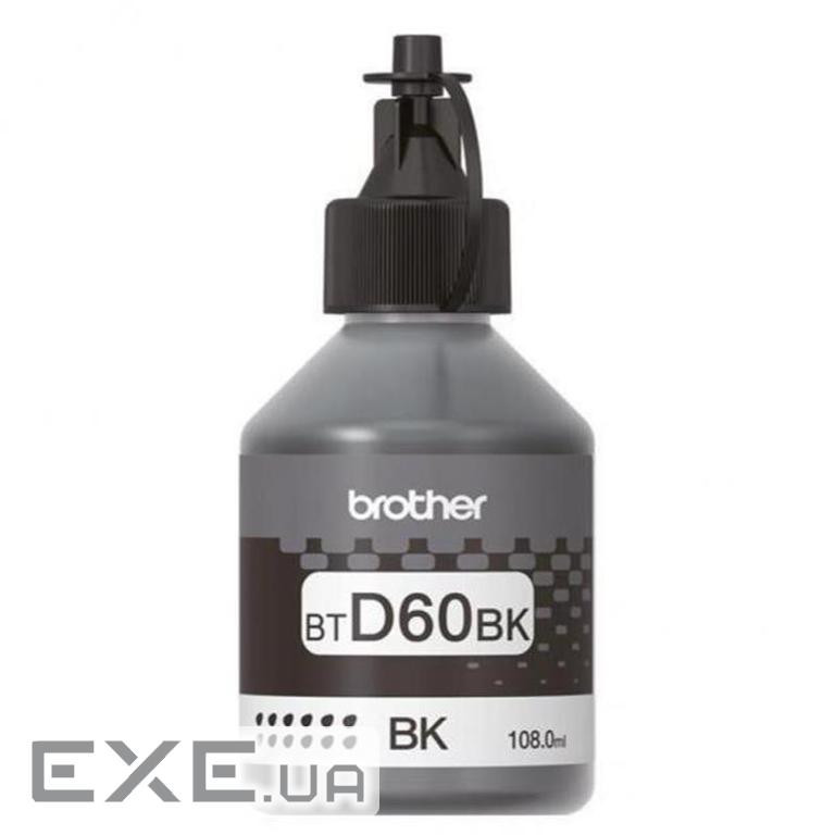Контейнер з чорнилом Brother BT-D60BK 108ml (BTD60Bk)