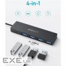 Кабель ANKER PowerExpand Direct 4-in-1 USB-C PD Media Hub (A8309G11)
