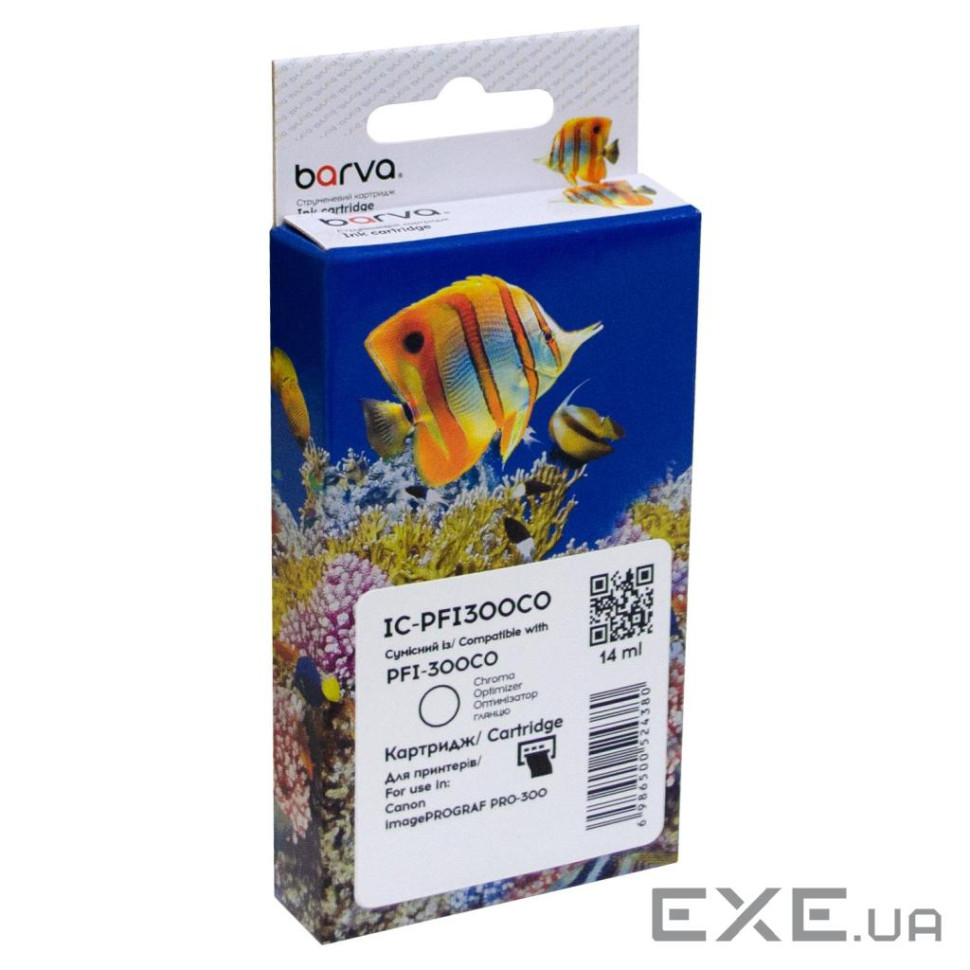 Картридж Barva Canon PFI-300CO 4201C001 275с gloss optimizer (IC-PFI300CO)