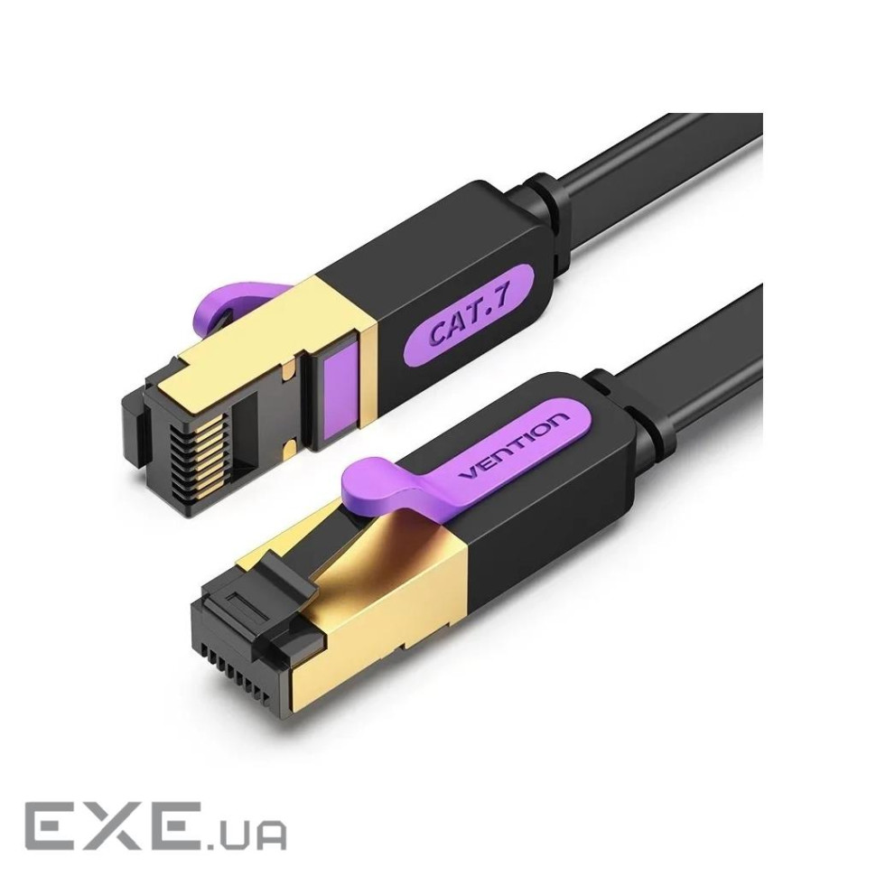 Патч корд Vention CAT7 SSTP Ethernet, 2 m, Black (ICABH)