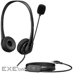Гарнітура HP Stereo G2 USB, bulk чорна (428K6AA)