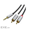 Аудіо кабель CableTime 3.5мм - 2x RCA, 1.8 м (CA914005) (CA914005)
