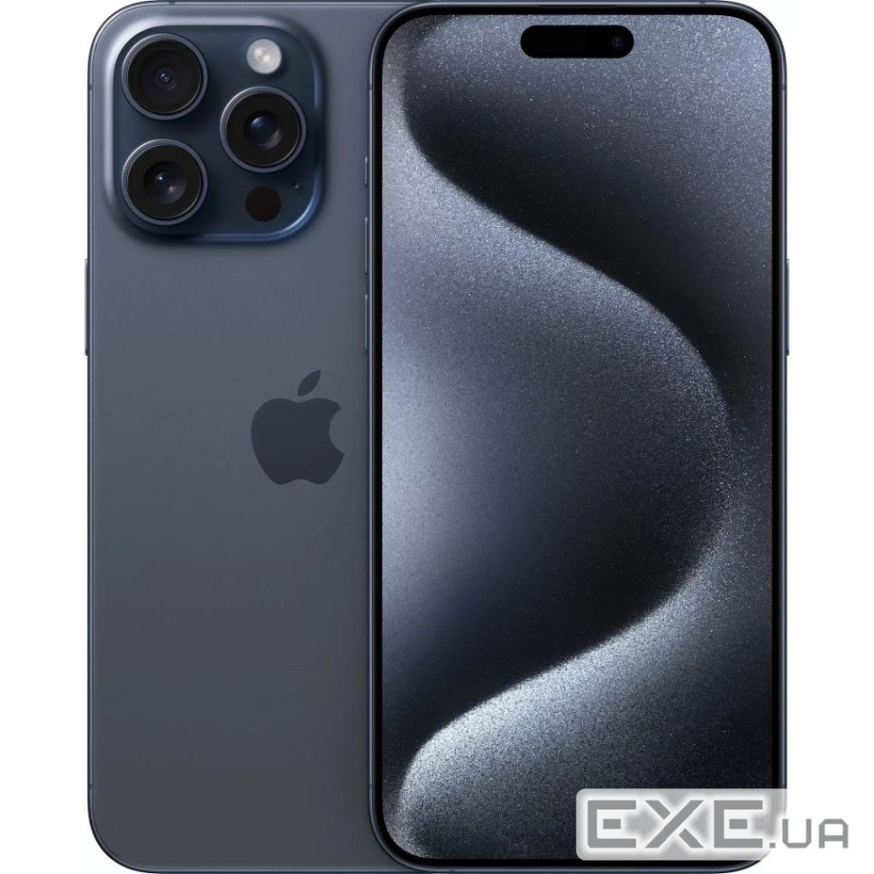 Мобільний телефон Apple iPhone 15 Pro 256Gb eSim (Grade A) Blue Titanium USED (iP15Pr2eBuT_A)