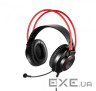 Навушники ігрові Bloody G200Q з мікрофоном, чорні (G200Q (Black+Red)) (G200Q (Black+Red))