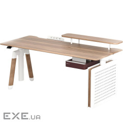 Компютерний стіл з електрорегулюванням висоти Sihoo D07 1.6m Maple/White (D07B-102/D07J-102-AB)